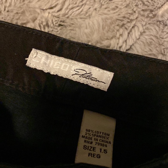 Black Wide Leg Jeans - Picture 2 of 2